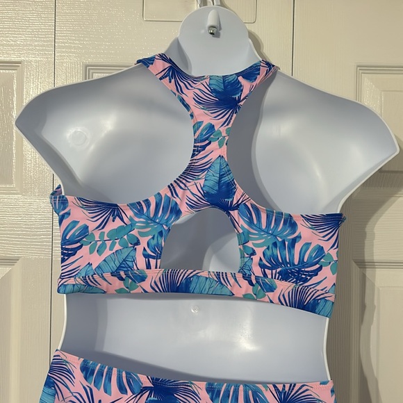 Jasambac Womens Bikini Cut-out Padded Swim Top + Bottom Swimwear XL - Picture 5 of 10